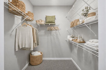 Walk-in closets*